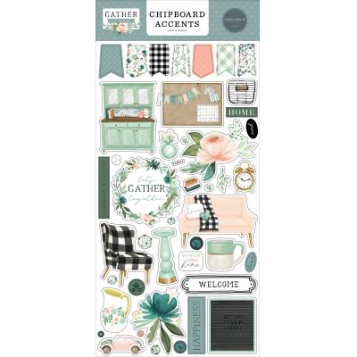 Carta Bella Gather At Home Sticker - Chipboard Accents